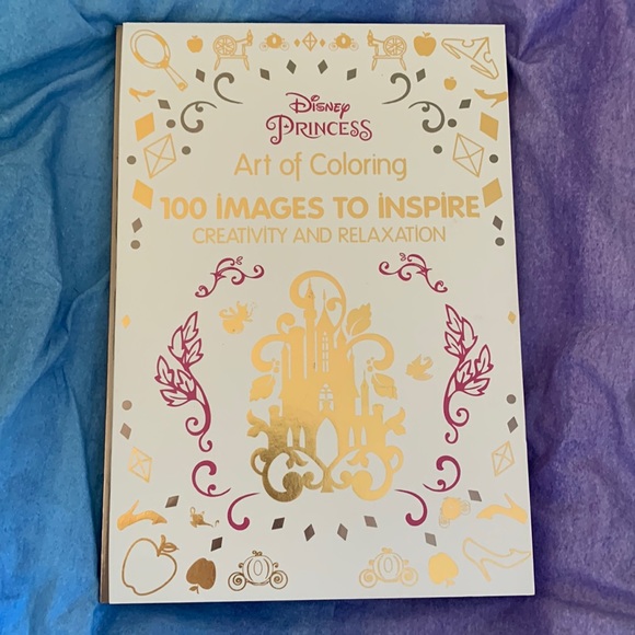 Disney Other - 🔥🔥 4 for $15 🔥🔥 Disney Princess Hard Cover Art of Coloring Book